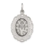 Sterling Silver Antiqued Miraculous Medal - Image 4