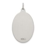 Sterling Silver Antiqued Saint Anthony Medal - Image 4