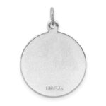 Sterling Silver Platinum-plated Saint Jude Thaddeus Medal - Image 4