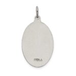 Sterling Silver Antiqued Saint Jude Thaddeus Medal - Image 4