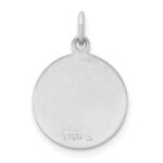 Sterling Silver Platinum-plated & Vermeil Holy Communion Medal - Image 3