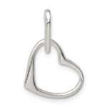 Sterling Silver Double Heart Pendant - Image 2