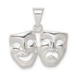 Sterling Silver Comedy/Tragedy Charm
