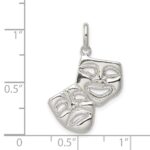 Sterling Silver Comedy/Tragedy Charm - Image 3