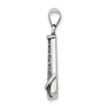 Sterling Silver Antiqued Oil Derrick Pendant - Image 2
