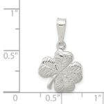 Sterling Silver 4-leaf Clover Charm - Image 3