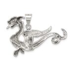 Sterling Silver Antiqued Dragon Charm - Image 4