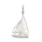 Sterling Silver Sailboat Charm - Image 4