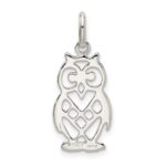 Sterling Silver Owl Charm - Image 4