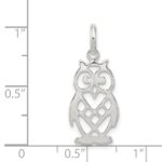 Sterling Silver Owl Charm - Image 3