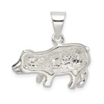 Sterling Silver Pig Charm - Image 4