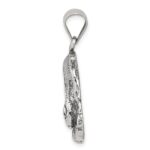 Sterling Silver Antiqued Dog Charm - Image 2