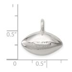 Sterling Silver Football Pendant - Image 3