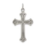 Sterling Silver Antiqued Cross Pendant