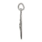 Sterling Silver Antiqued Saint Jude Thaddeus Medal - Image 2