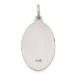 Sterling Silver Antiqued Saint Joseph Medal - Image 3