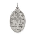 Sterling Silver Antiqued Miraculous Medal - Image 4