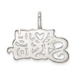 Sterling Silver I (heart) my Sister Pendant - Image 4