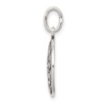 Sterling Silver Antiqued Celtic Knot Charm - Image 2