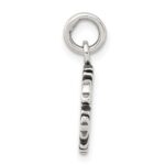 Sterling Silver Antique Snowflake Charm - Image 2