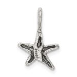 Sterling Silver Antiqued Starfish Pendant - Image 4