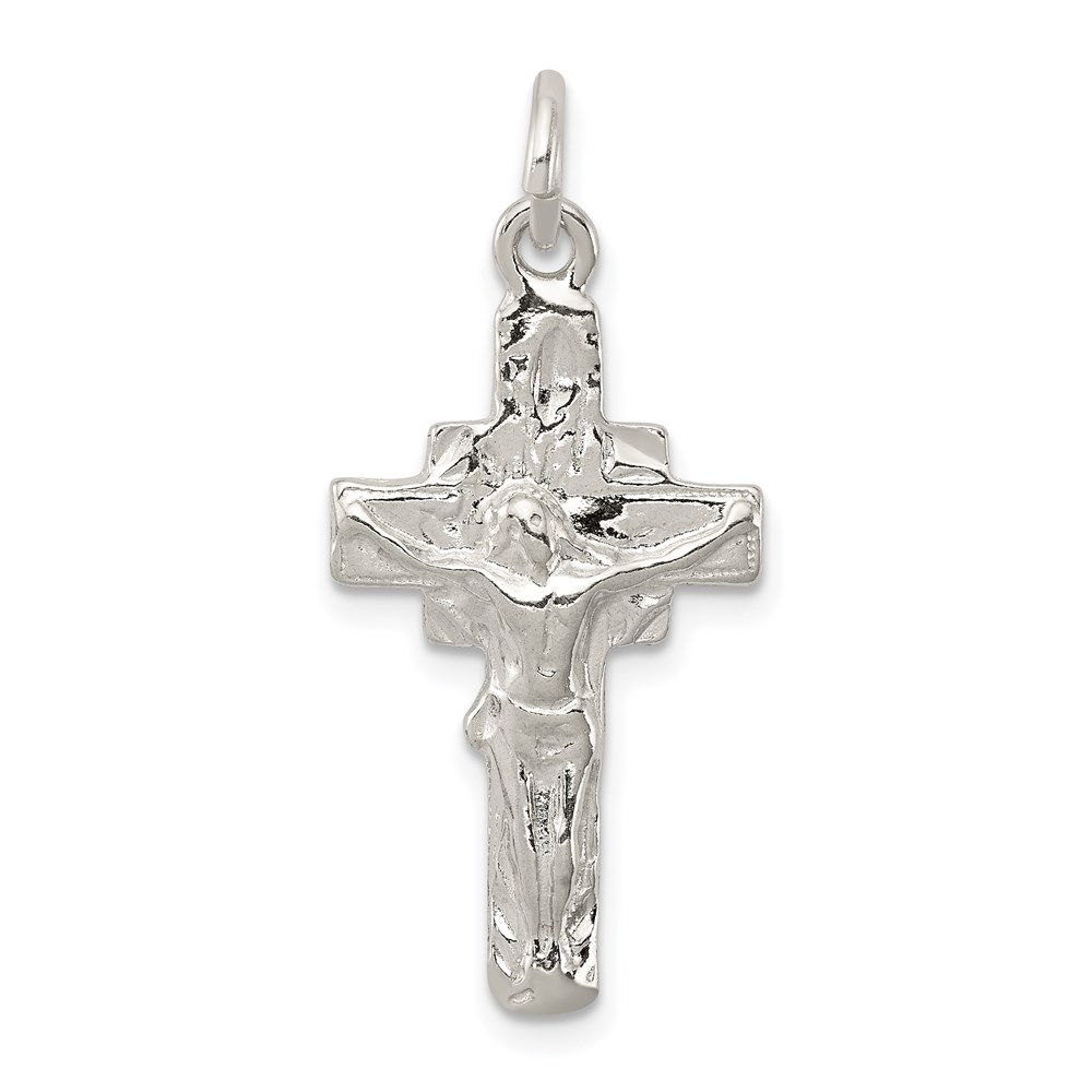 QC507.jpg Sterling Silver Crucifix Pendant - Image 1