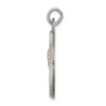 Sterling Silver Antiqued Jesus Medal - Image 2