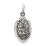 Sterling Silver Antiqued Miraculous Medal - Image 4