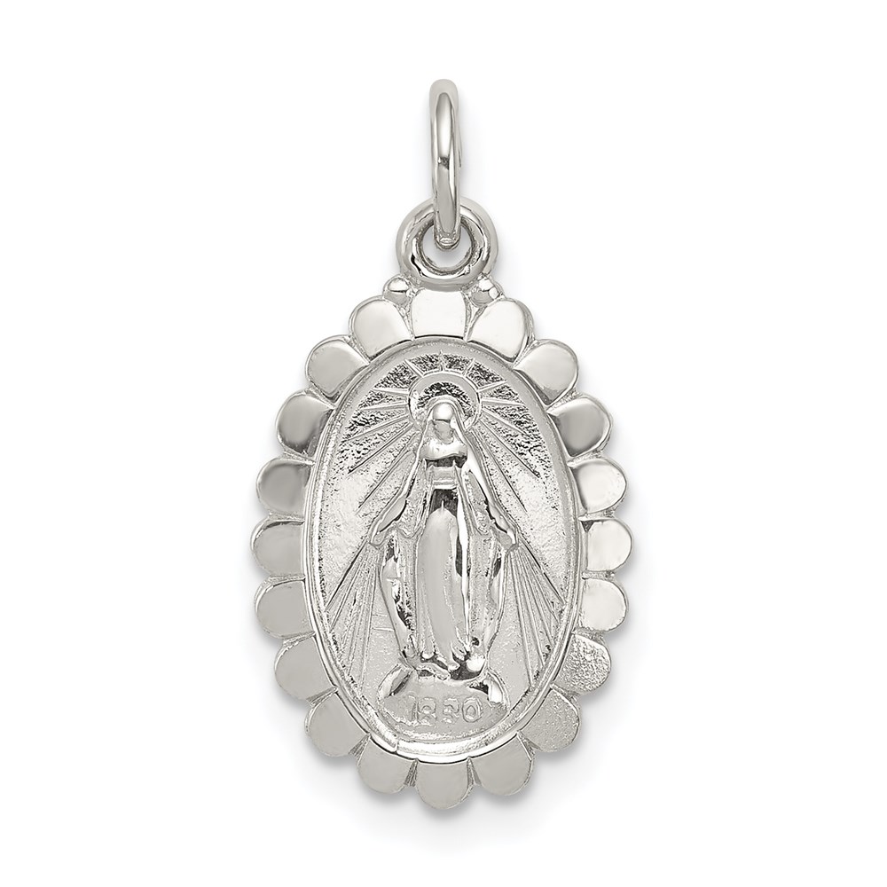 QC5513.jpg Sterling Silver Miraculous Medal - Image 1