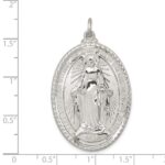 Sterling Silver Miraculous Medal - Image 3