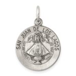 Sterling Silver Antiqued San Juan Los Lagos Medal