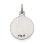 Sterling Silver Antiqued Saint Christopher Medal - Image 4