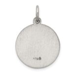 Sterling Silver Antiqued Saint Luke Medal - Image 4