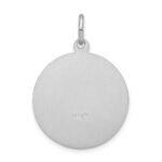 Sterling Silver Rhodium-plated Saint Anthony Medal - Image 4