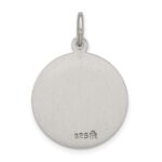 Sterling Silver Antiqued Saint John Neumann Medal - Image 4