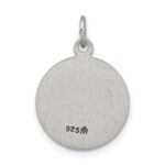 Sterling Silver Antiqued Saint Patrick Medal - Image 4