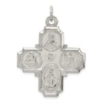 Sterling Silver 4-way Reversible Medal