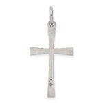 Sterling Silver Antiqued Cross Charm - Image 4
