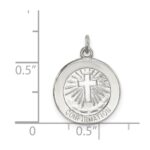 Sterling Silver Confirmation Medal - Image 3