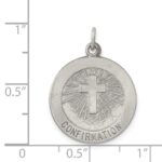 Sterling Silver Antiqued Confirmation Medal - Image 3