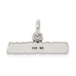 Sterling Silver Antiqued Grandma Charm - Image 4
