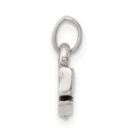 Sterling Silver Antiqued Whale Charm - Image 2