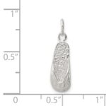 Sterling Silver Flip Flop Charm - Image 3