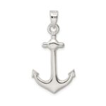 Sterling Silver Anchor Pendant - Image 4