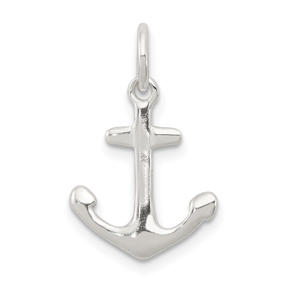 QC6333.jpg Sterling Silver Anchor Charm - Image 1