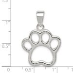Sterling Silver Paw Pendant - Image 3