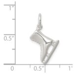 Sterling Silver Ice Skate Charm - Image 3