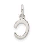 Sterling Silver Letter C Initial Charm - Image 4