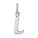 Sterling Silver Letter L Initial Charm