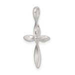 Sterling Silver Twisted Cross Pendant - Image 5